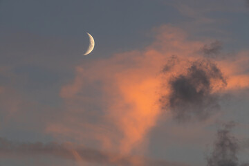 Sky with moon