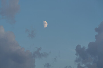 Sky with moon