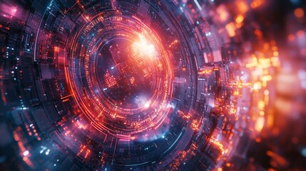 Abstract visualization of agile development process with digital charts and tech graphics, captured with ultra realism and epic composition for tech visuals.