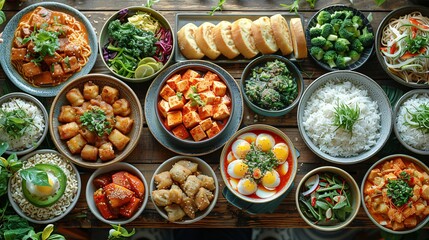 Fototapeta premium eggs in a basket