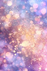 Obraz premium Elegant New Year Background with Pastel Colors and Sparkling Bokeh Effects for Design Projects