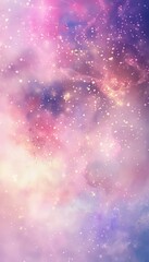 Obraz premium Dreamy New Year's Background with Pastel Clouds and Sparkling Light for Holiday Projects