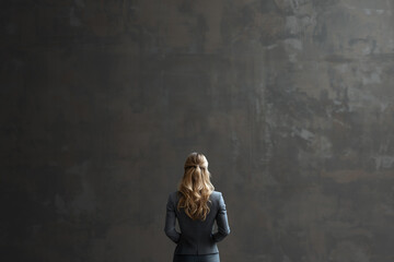 looking at the empty wall business ethics choice concept background