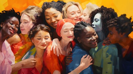 Fototapeta premium Embracing Diversity: Celebrating Inclusivity on International Day for Tolerance