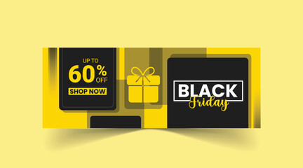 Black Friday social media cover template
