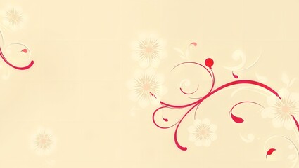 Stunning Abstract Background Featuring Floral Swirls: Perfect for Digital Art