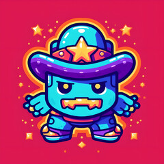 funny cartoon monster