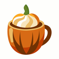 Charming Autumn Theme Illustrations: Cozy Vector Art Collection