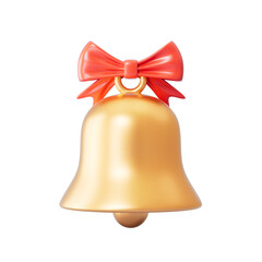 3d rendering gift bell element