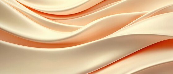 Soft flowing fabric texture in warm tones, creating an elegant and peaceful background.
