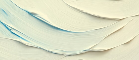 Textured abstract background featuring flowing white and blue paint strokes on a textured canvas.