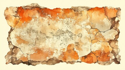 Textured watercolor background with an abstract design of cracks and color blends.