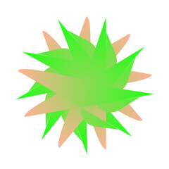 Obraz premium abstract gradient pattern vector eps, circular floral design