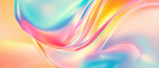 Vibrant, swirling colors blend elegantly in a soft abstract design, creating an inviting and modern visual experience.