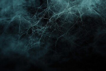 Dark Spooky Background with Spider Webs