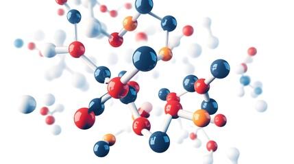 Molecular Structure Illustration for Scientific Use