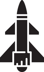 Missile Glyph Icon
