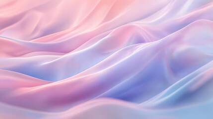 Obraz premium Soft Pastel Waves Flowing in Abstract Design