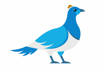 Fototapeta premium ptarmigan bird's creative vector illustration