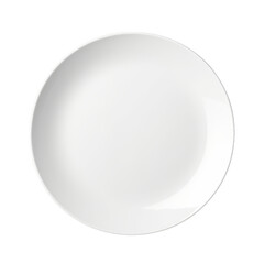 Empty Circular Plate with Smooth Surface and Subtle Gradient Design
