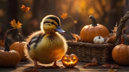 Halloween with Chicken, Halloween Background