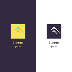 A modern and sleek logo design featuring a symmetrical pattern with intersecting curved lines.. Ideal for corporate branding and visual identity.