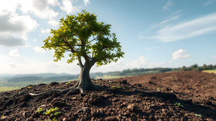 Concept day earth Save the world, save environment. Saving environment. AI generated image, ai.