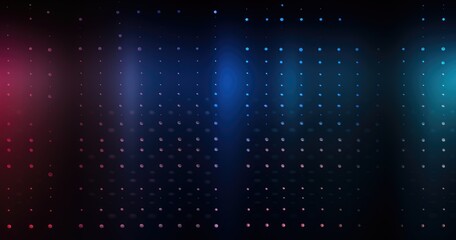 A beautiful seamless pattern with a digital illustration of dots in oval shapes, their surfaces reflective and textured like metallic pieces