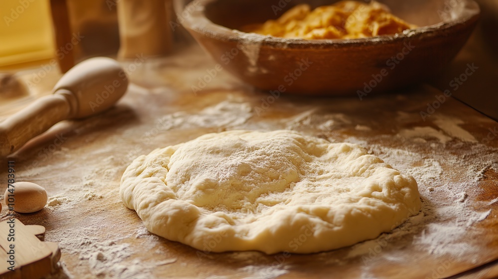 Poster Passover jewish holiday, holy , faith, unleavened dough 