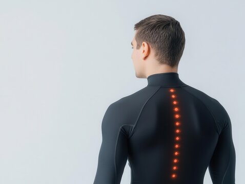 Exercise  technology using smart clothing with embedded sensors to track muscle activity and posture, exercise  technology, smart clothing - Powered by Adobe