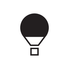Obraz premium hot air balloon icon vector eps