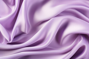 Processed collage of smooth elegant wavy lilac violet satin silk cloth fabric texture. Background