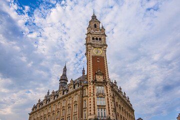 Obraz premium Beffroi de l'Hôtel de ville de Lille