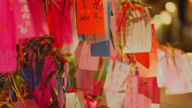 平塚市の七夕の短冊