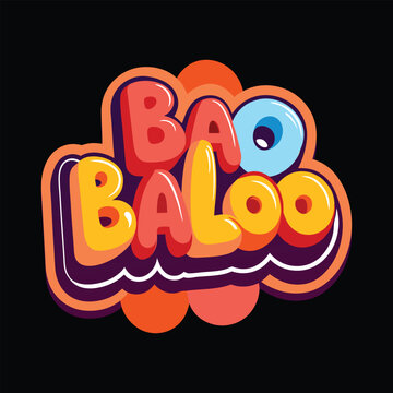 Cartoon Text Bao baloo Images