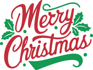 Merry Christmas Vector Graphic