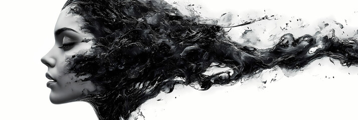 Abstract Water and Sky Wallpaper – Serene and Dreamlike Background for a Calm Aesthetic