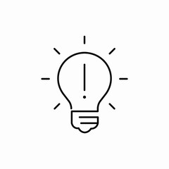 idea light lamp icon sign vector