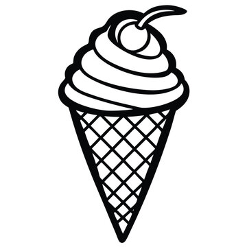 recommend clip art: ice cream vector silhouette and liner art.