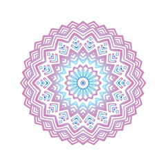 pink mandala vector design 