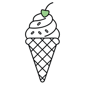 recommend clip art: ice cream vector silhouette and liner art.