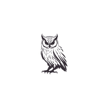 recommend clip art: Owl silhouettes, Barn owl silhouette, Owl silhouettes vector illustration, Owl clipart, Owl silhouette vector art isolated white background