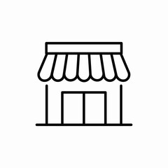 shop store icon sign vector
