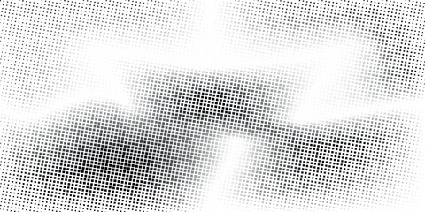 Fototapeta premium Abstract white and gray color background with halftone effect, dot pattern.