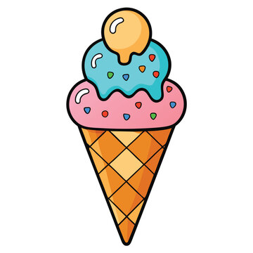 recommend clip art: ice cream vector illustration.