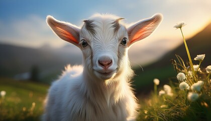 Obraz premium baby goat