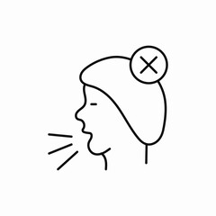 sppek prohibited icon sign vector