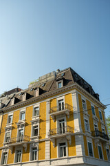 Classic European architecture in Zurich. 