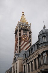 the tower of old building