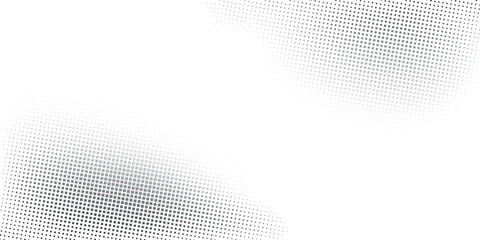 Abstract white and gray color background with halftone effect, dot pattern.